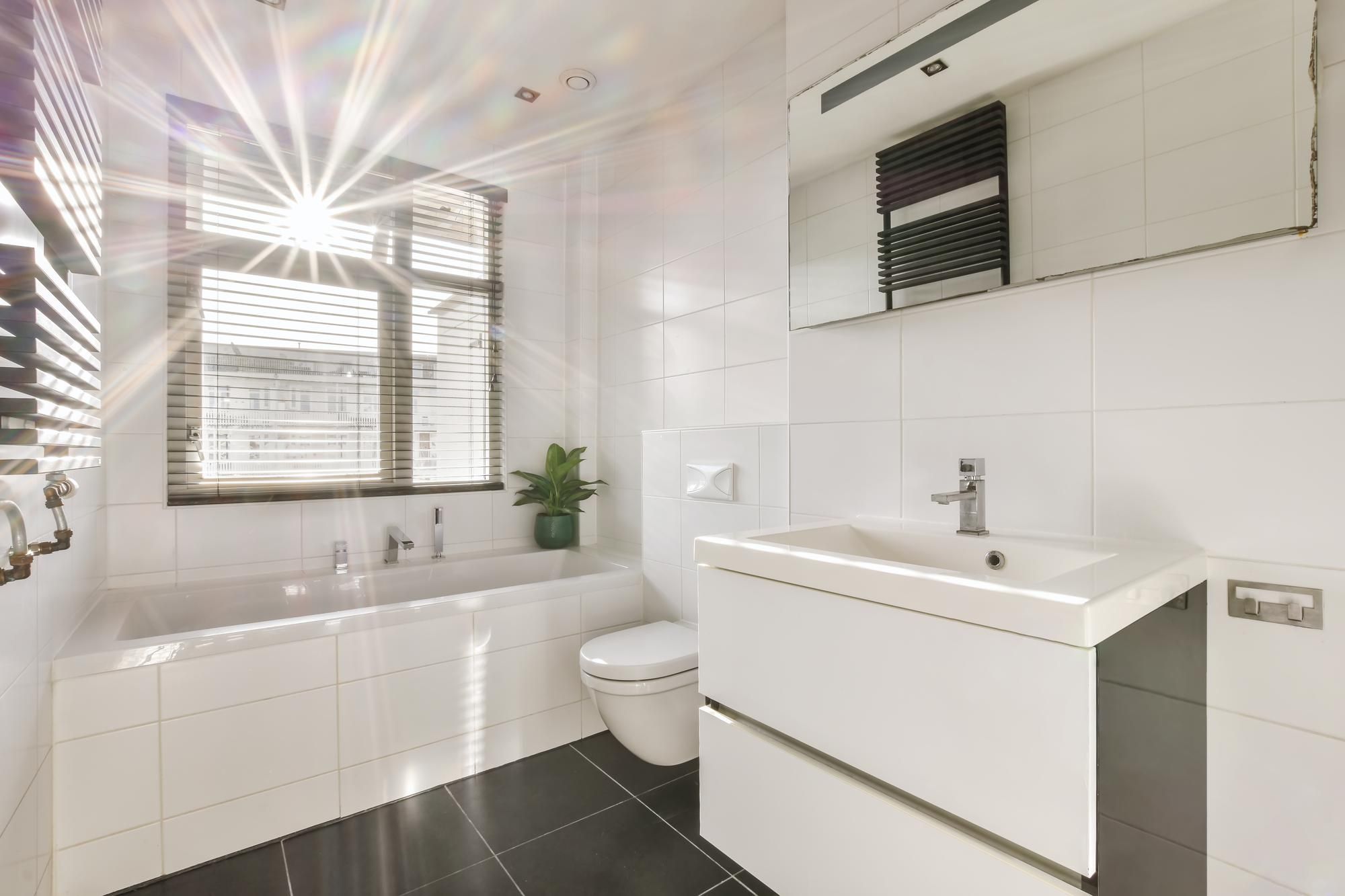 Sparkling clean bathroom after an Ascend turnover